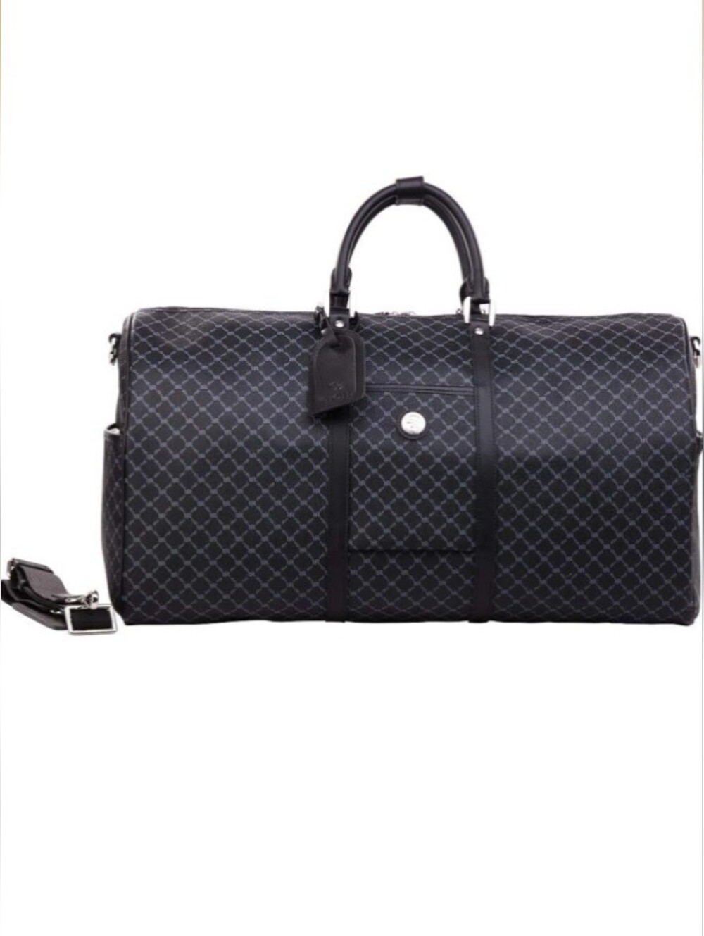 Rioni BLACK Signature Duffel Traveler Bag STB20054